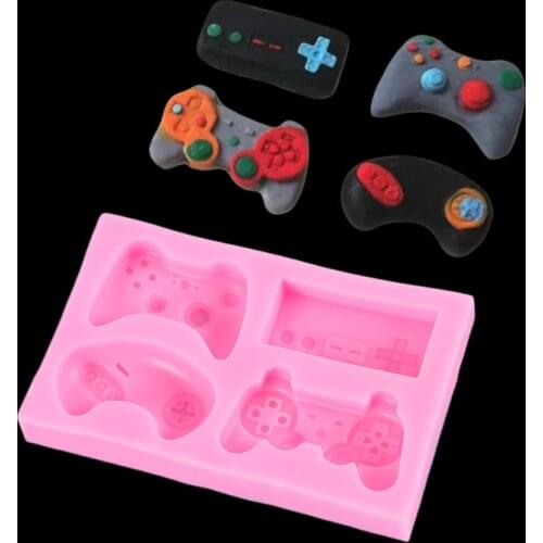 Game Handle Racing Remote Control Modeling Silicone Mold Handmade Fondant Chocolate Cake Decoration Resin Mold