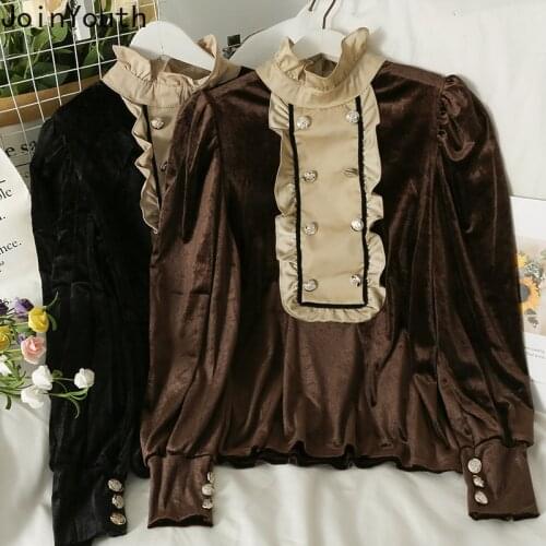 Блузки на пуговицах JoinYouth China At AliExpress