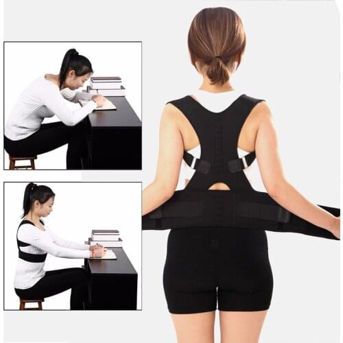 Posture Corrector for Men and Women Back Posture Brace Spine Bone Care Support Stop Slouching and Hunching Adjustable Back Belt