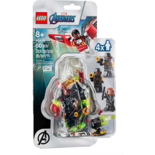Lego 40418 Marvel Avengers Falcon & Black Widow Team Up great toys birthday holiday gift kids 60pcs children bricks figures