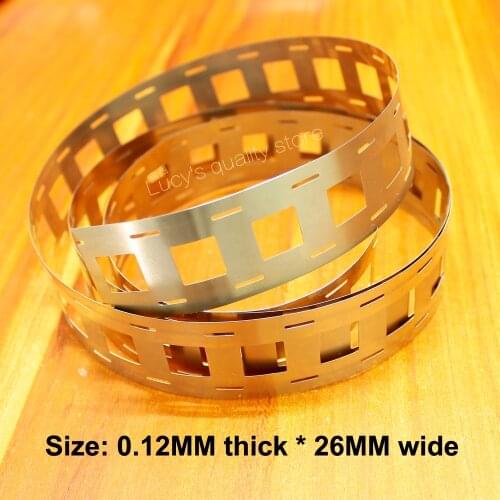 1M 18650 power lithium battery pack nickel plate without bracket nickel plated steel 0.12*26 punching 2S