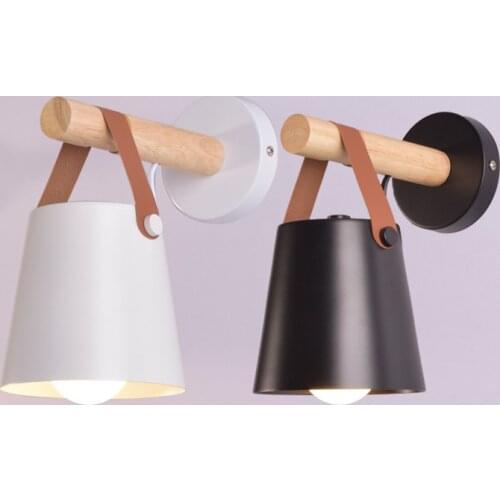 Loft crystal luminaria nordic decoration home bed wall lamp wood rope corridor dining room aisle monkey lamp wall lamp