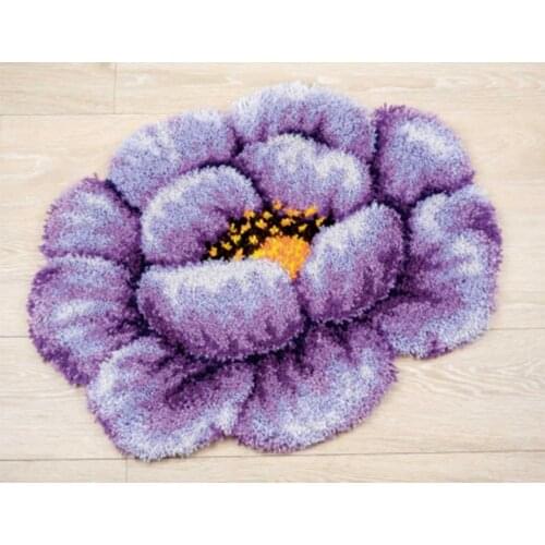 Set of crochet hooks tool kit in a suitcase rugs and carpets thread knitting tools Handmade carpet kids room carpet