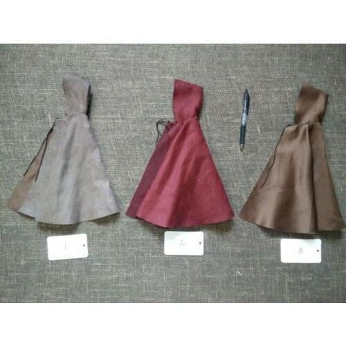 No.3 X1 1:6th Deep Coffee with a hat cloak Coat For 12" male Female Figure Body