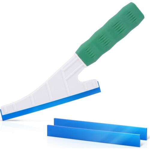 FOSHIO Windscreen Wipers Handled Windshield Rubber Squeegee Window Cleaner Glass Car Cleaning Tool Carbon fiber vinyl wrap Tools