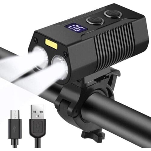 Super Bright Bike Light 2T6 Night Riding Waterproof Bicycle Headlight Device