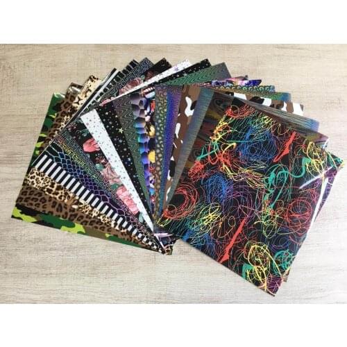 Free shipping Beautiful Color 18 sheets 25cmx21cm TPU Heat Transfer Vinyl Heat Press Machine T-shirt Iron On HTV Printing