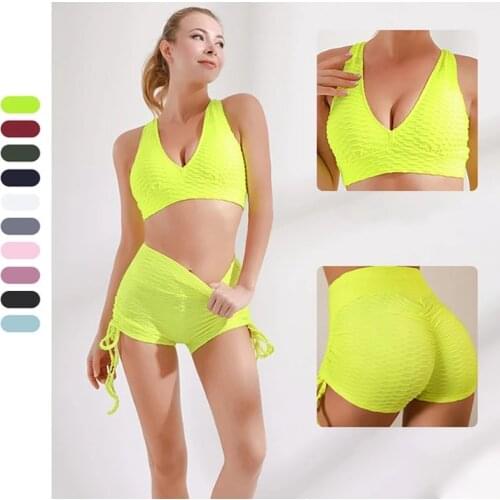 Top Sport Women For Yoga Set Training Wear Ladies Summer Clothing Cycling Shorts Jogging Tights Fitness Legging Workout Shorts