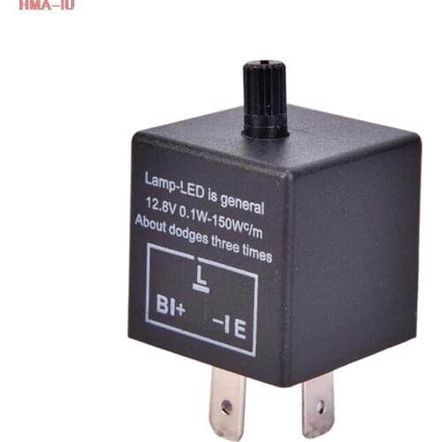 1 Pc 12V 3-Pin LED Adjustable Car Flasher Flash Relay For Turn Signal Light CF13