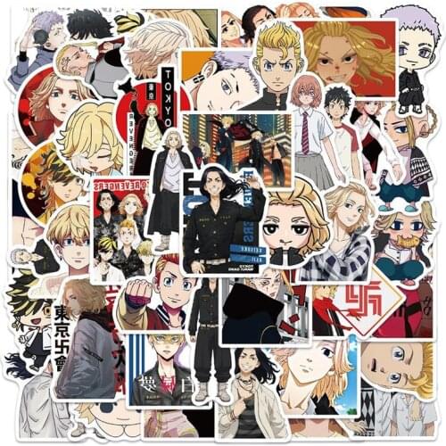 10/30/50 PCS Anime Tokyo Avengers Graffiti Decoration Waterproof Sticker For Guitar Motorcycle Fridge Helmet Computer Notebook