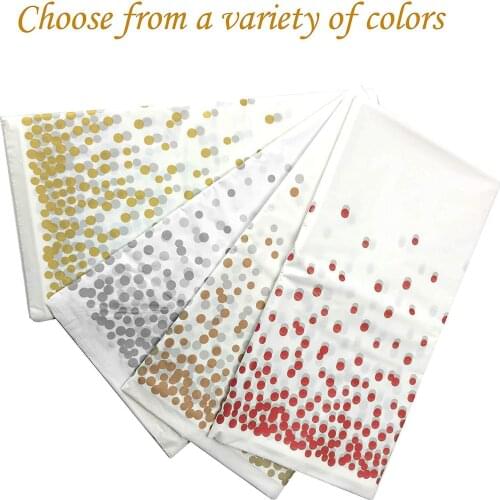 137*274cm Party Tablecloth Thicken Set Supplies Decoration For Kids Birthday Festival Wedding Disposable Bronzing