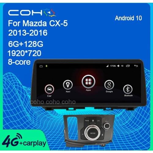 COHO For Mazda CX-5 2013-2016 Android 10 12.3 Inch 6+128 Car Stereo Car Radio Tesla Radio Player Car GPS Navigation Head Unit C