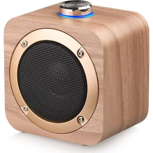 Wood Bluetooth Speaker TWS Wireless Computer Phone PC 3D Stereo Surrounding Gift Idea Movie Game Portable Subwoofer