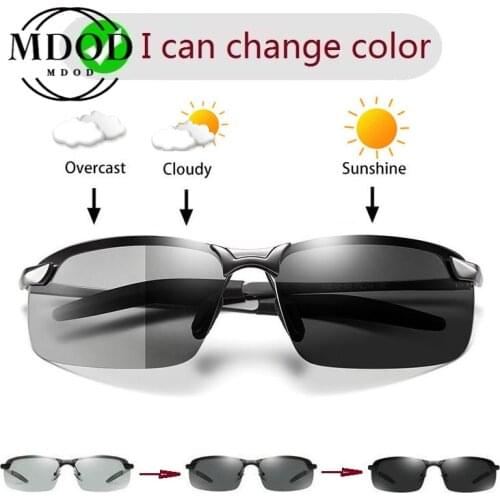 Night Driving Vision Glasses 2020 Photochromic Sunglasses Men Women Polarized Chameleon Glasses Male Change Color Sun Glasses