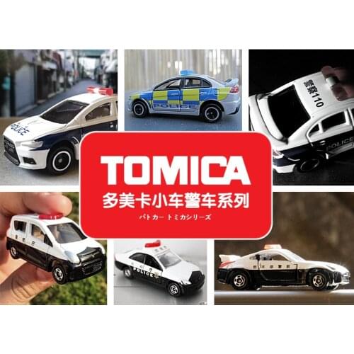 TOMY/TAKARA Toy Police Car Boy Car Model Mazda Honda Mitsubishi Alloy Toy Police Car