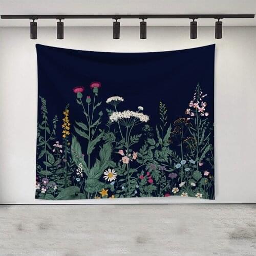 Beautiful flowers wall Tapestry plants Background Cloth Wall blanket Decor Photography Props room decor aesthetic boho Mural