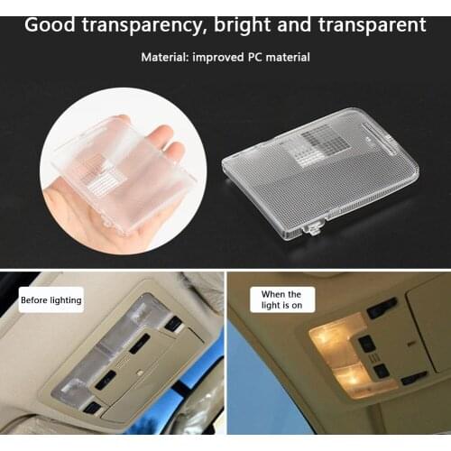 Portable Auto Interior Map Reading Light Covers Lid Insider Roof Ceiling Dome Lamps Housing Cap Shell For Toyota Camry 2012-2017
