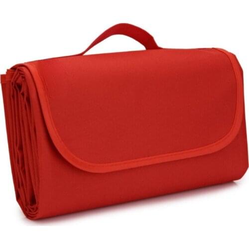 Supply Solid Color Foldable Outdoor Wear-Resistant Oxford Cloth Camping Moisture-Proof Waterproof Picnic Mat