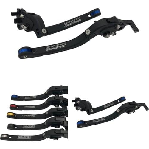 SEMSPEED For SUZUKI GSXR GSX-R 1000 K7 K8 GSXR1000 2007 2008 Motorcycle Accessories CNC Adjustable Folding Brake Clutch Levers