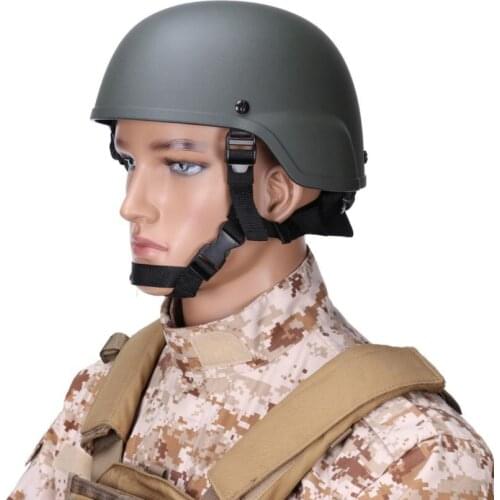 Unisex Tactical ABS Plastic Helmet Military Airsoft Combat Motos ACH MICH 2000 Helmet Head Protective Equipment