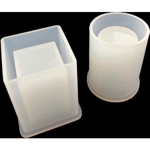 Silicone mold square cylindrical Pen cylinder Pen container