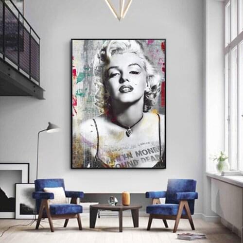 Marilyn Monroe Modern Wall Art Painting Canvas Picture Home Decor Living Room Painting HD Printings