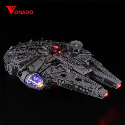 Led light kit Compatible for lego 75192 05132 Star Falcon Millennium Building Blocks Model Toys (not include blocks set)