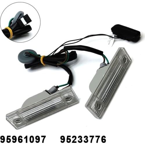 Rear Trunk Release Switch + Licence Plate Lamp Tailgate Open 95961097 95233776 For Chevy Chevrolet Cruze Orlando