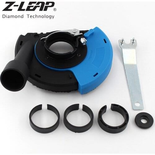 Z-LEAP 4Inch Angle Grinder Dust Shroud Cover Tools For Dry Surface Grinding Universal Grinder Dust Collection Cover