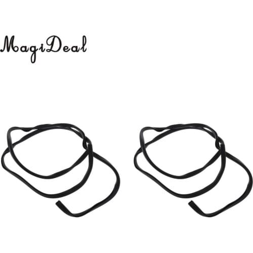 MagiDeal High Quality 2 Set Durable Carbon Paddle Guard Paddleboerd Surfboad Edge Protector for Surfing Surf Water Sports