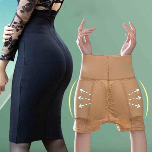Women Butt Lifter Booty Underwear Padded Shaper Removable Inserts High Waist Control Panties Prayger