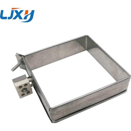LJXH Band Heater 220V 1000W Stainless Steel Heating Element Size 100x100mm for Plastic Machinery and Electronic Equipment 1PC