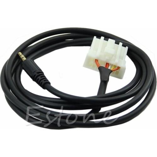 1pcs New Universal 3.5MM Mini Jack AUX In Audio Cable For Mazda 3 Mazda 5 Mazda 6 Mazda 2