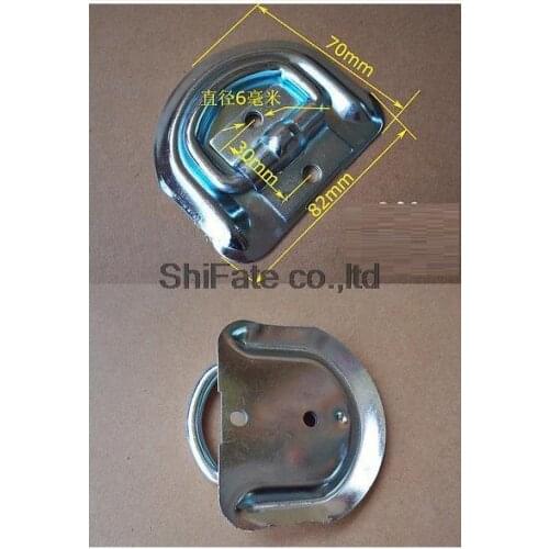 1PCS Metal Rope Tie Down Ring D Shape Ring Trailer Truck Van Cargo Trailer Ring
