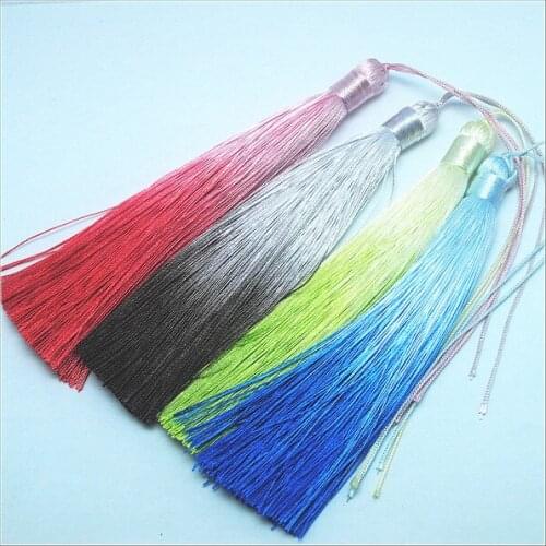 4pcs New arrivals tassels pendants handmade for mobile craft curtain decoration accessories long size 13cm