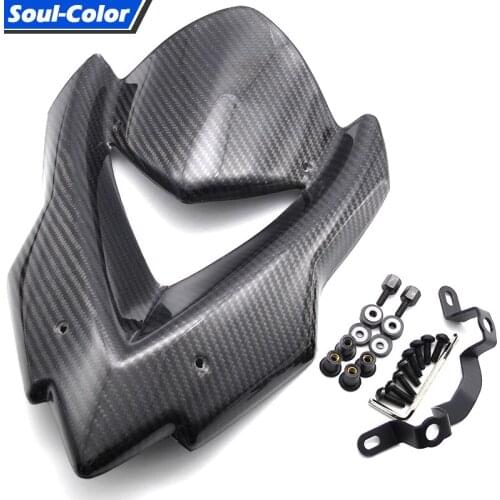Motorcycle Accessories Windshield Windscreen Carbon Fiber fit for Kawasaki Z1000 Z 1000 2014 2015 2016 2017