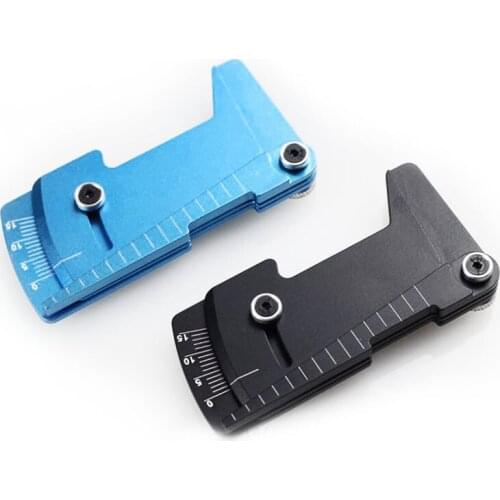Aluminum Camber Gauge&Ride Height Gauge Tool/Adjustable Ruler For Adjusting Height And Wheel Rim Camber RC Model Car HSP
