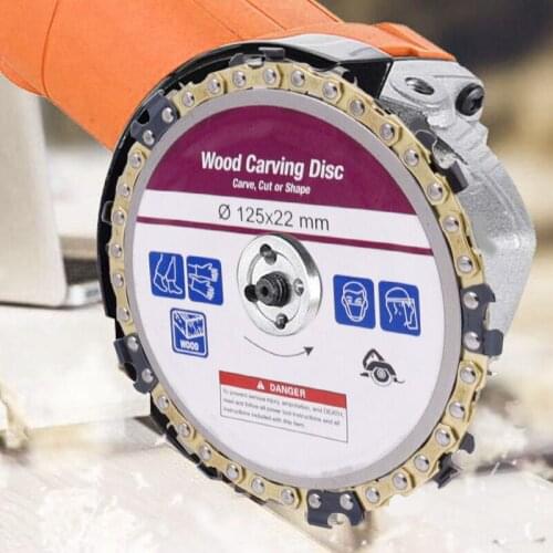 Angle grinder chain disc Chain saw blade saw disc Multifunctional 4 inch 5 inch angle grinder chain disc woodworking saw disc