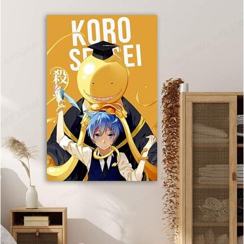 Assassination Classroom Anime Manga Color Poster, HD Canvas Art Poster, Canvas Painting Print Home Room Art Wall