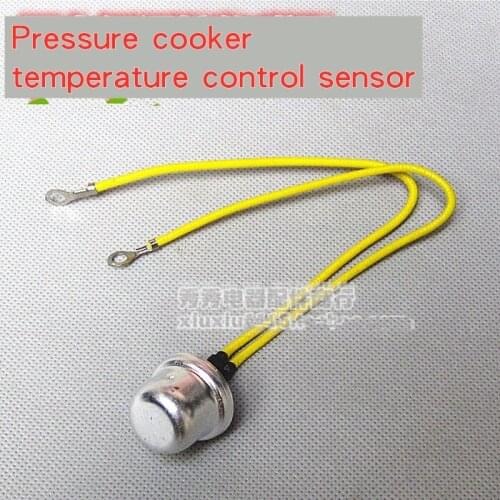 Temperature control sensor for electric cooker and pressure cooker