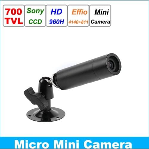 Hot Sell Sony 960H Effio 700TVL Micro Video Security Surveillance Waterproof Small Bullet Mini CCTV Camera 3.6MM Lens