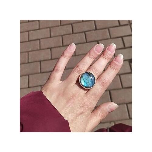 Womens Fashion 925 Sterling Silver Ring Simple Elegant Unique Natural Sapphire Jewelry Wedding Engagement Party Ring Size 5-11