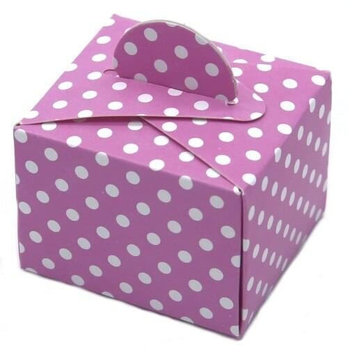 Delight Candy Box Polka Dot Pink (50 Pcs) 422920393