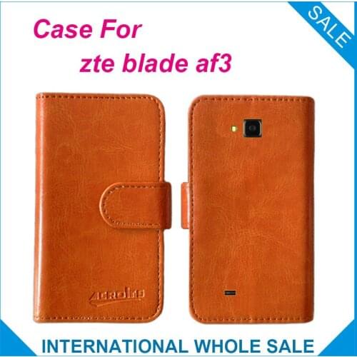 Hot!zte blade af3 Case New Arrival Factory Price Flip Leather Exclusive Cover For zte blade af3 Case tracking number