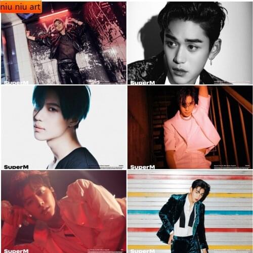 TAEMIN KAI MARK BAEKHYUN Diamond Painting Diamond Inlaid Diamond Mosaic Diamond Embroidery Cross Stitch Kits Home Decoration