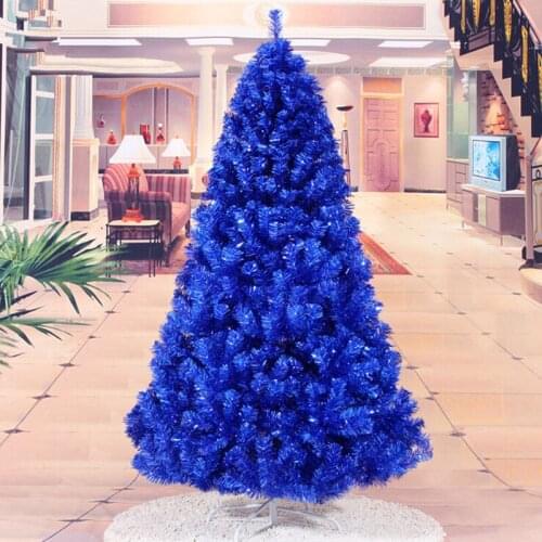 Christmas New Year gift 1.8m / 180CM navy blue Christmas tree ornaments Christmas gift ornaments supplies