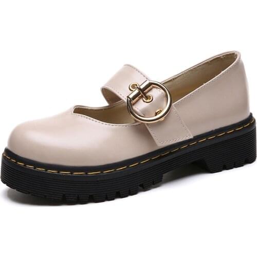 New Japanese retro Mary Jane womens shoes cute student casual shoes