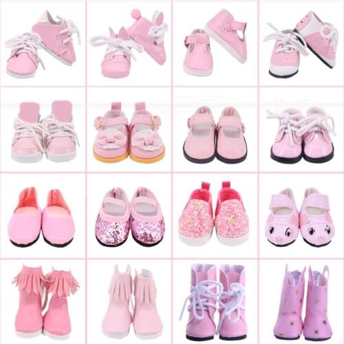 5Cm Doll Pink Cute Shoes Rabbit Ears High Quality Fit 14.5,Paola Doll &1/6 Bjd Doll Clothes Accessories,Girls Toys Birthday Gift