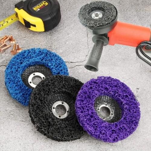 Sanding Wheel Rust Paint Removal Grinding Disc Stainless Steel Polishing Wheel For Angle Grinder Accessories 16/22mm Inner Hole