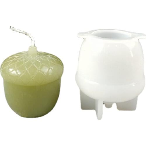 3D Filbert Pumpkin Silicone Candle Mould DIY Aromatherapy Candle Mould Ins Style Candle Mould